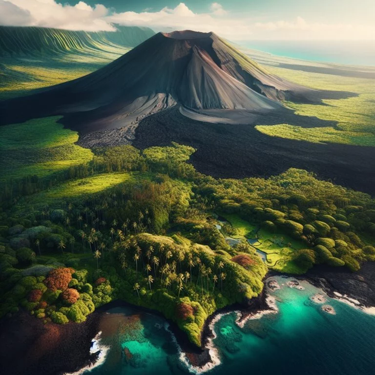 Aerial view of Mauna Loa