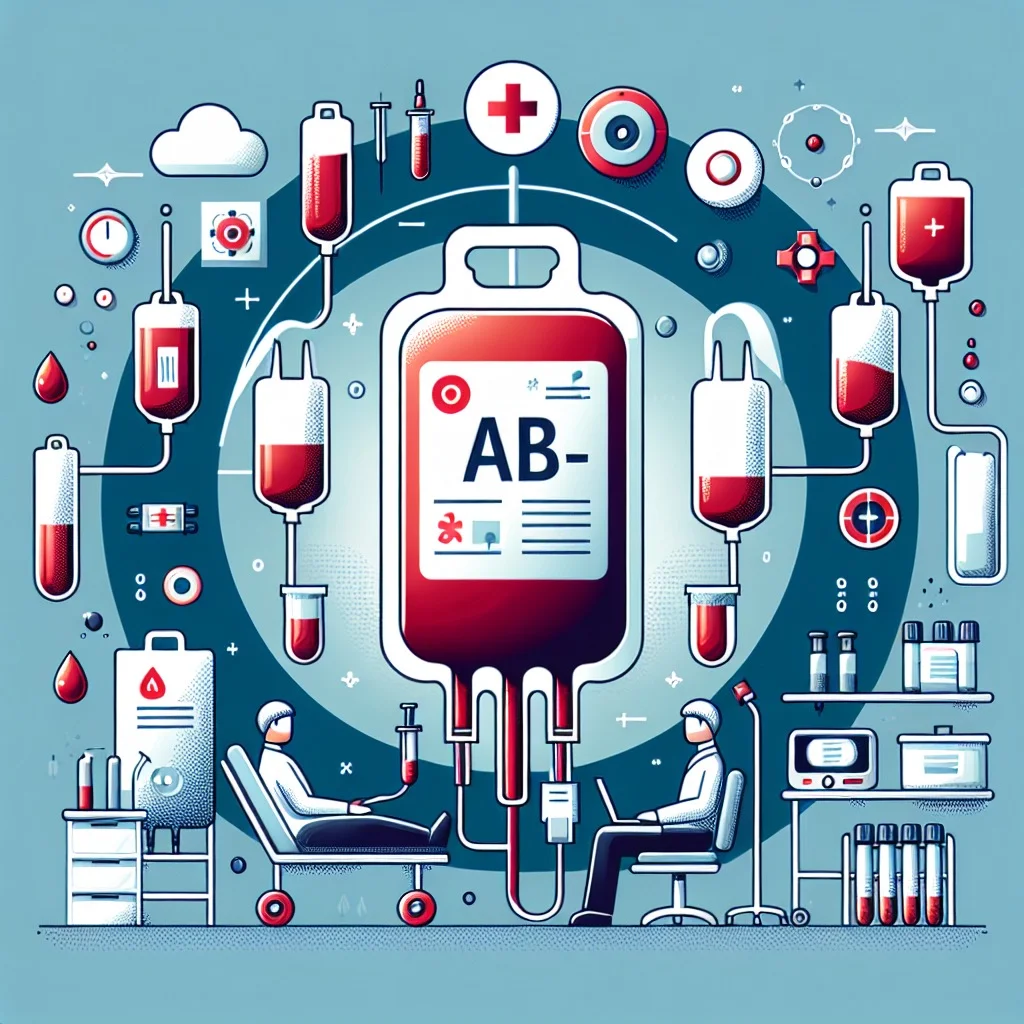 AB negative blood type in a medical setting