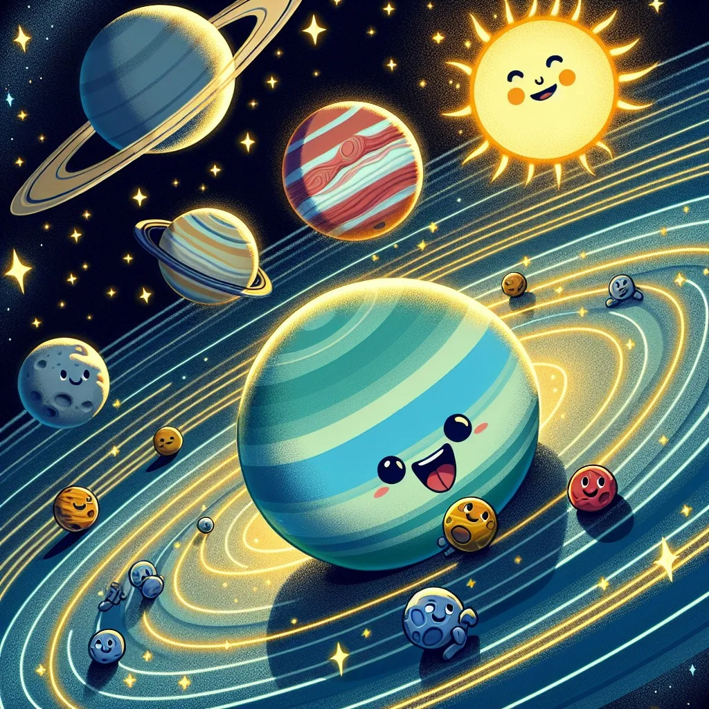 Uranus Facts for Kids: Fun and Fascinating Space Adventures! 6 Uranus Facts for Kids Rotation